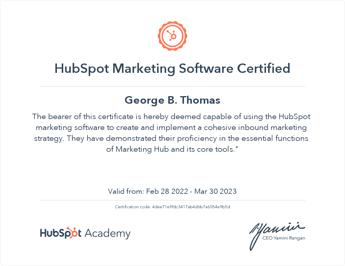 HubSpot Marketing Software