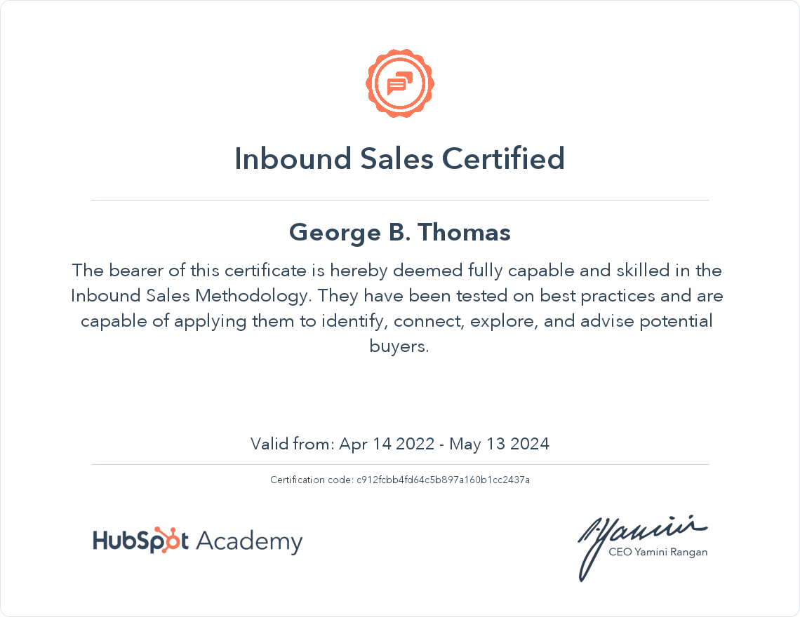 Inbound Sales