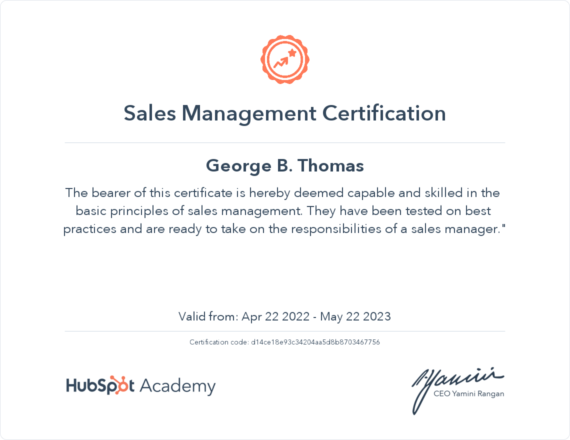 Sales Management