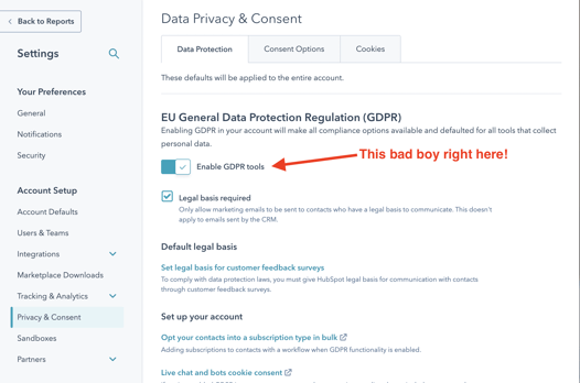 hubspot-gdpr-setting