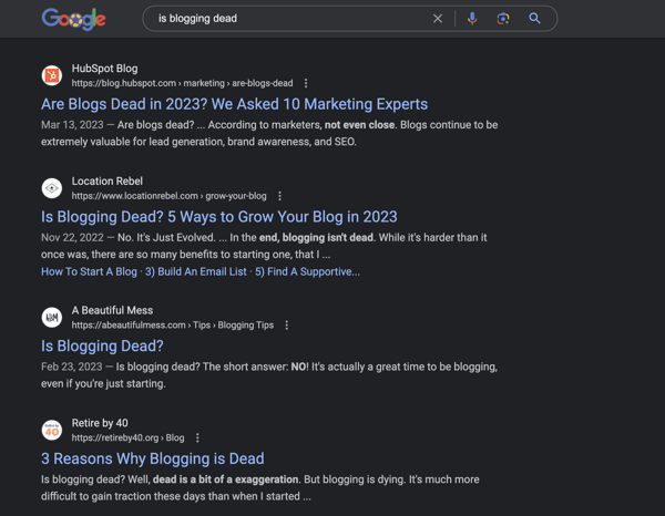 is-blogging-dead