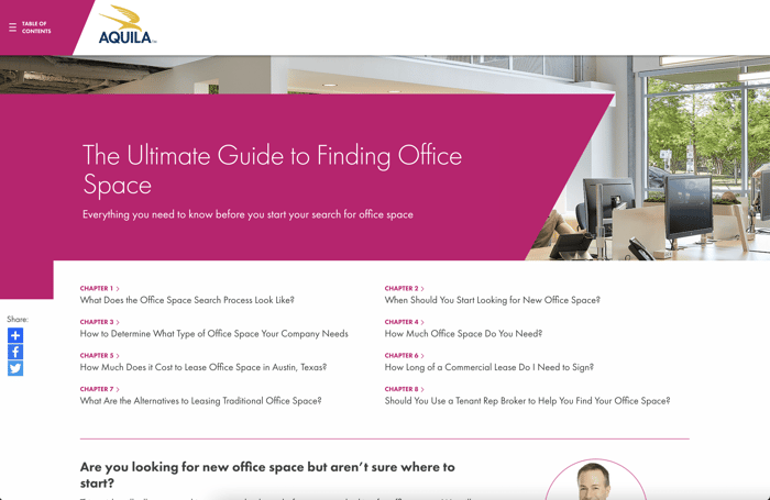 seo content strategy pillar page example aquila