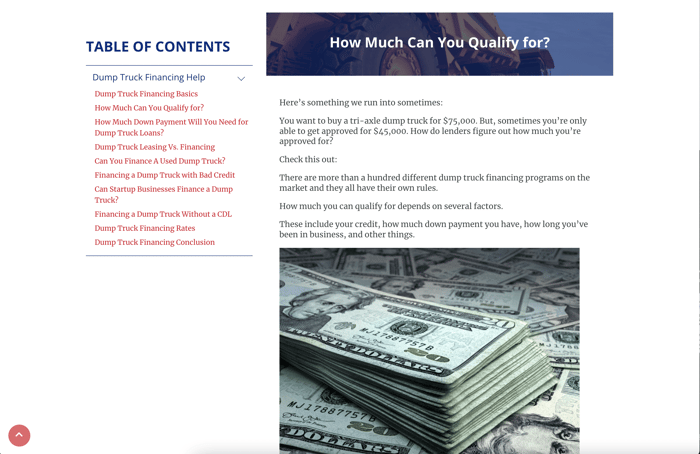 seo content strategy pillar page example smarterfinance