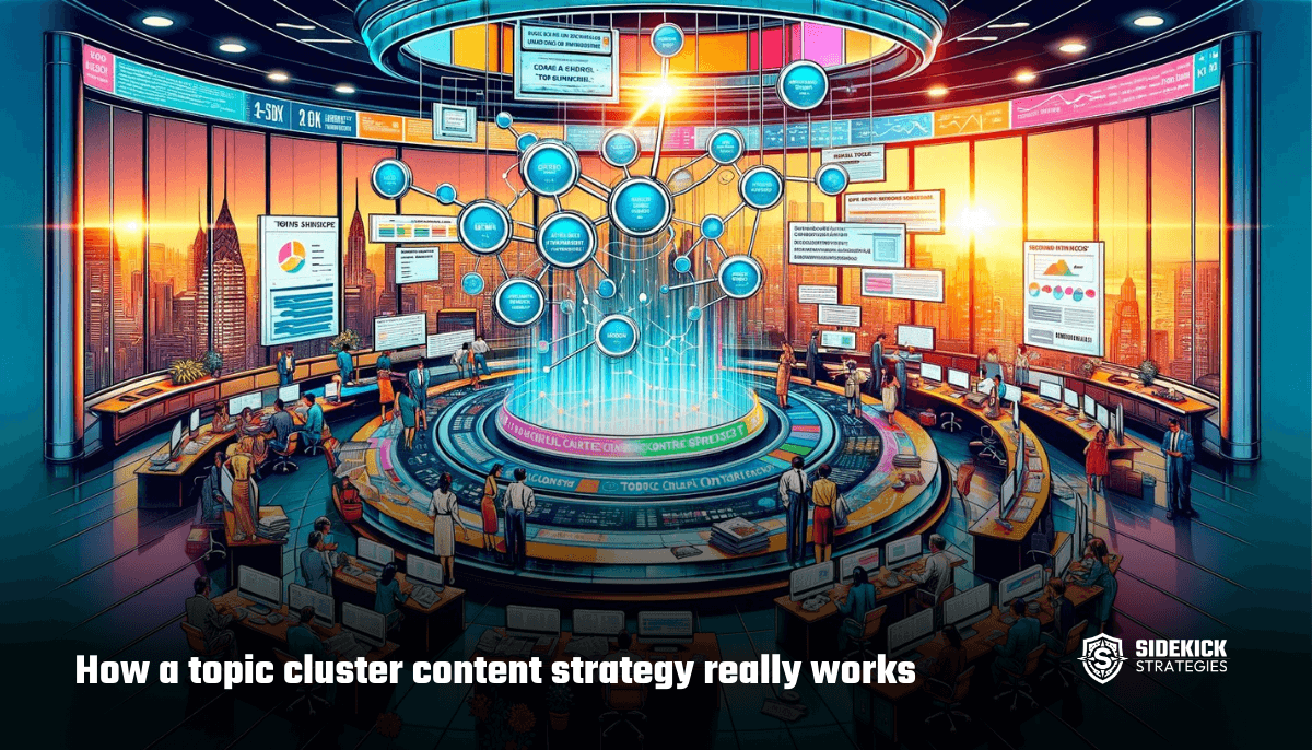 How a topic cluster content strategy really works
