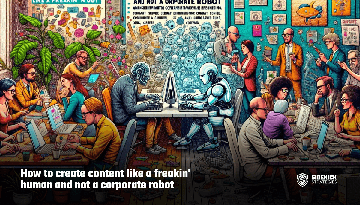 How to create content like a freakin' human and not a corporate robot