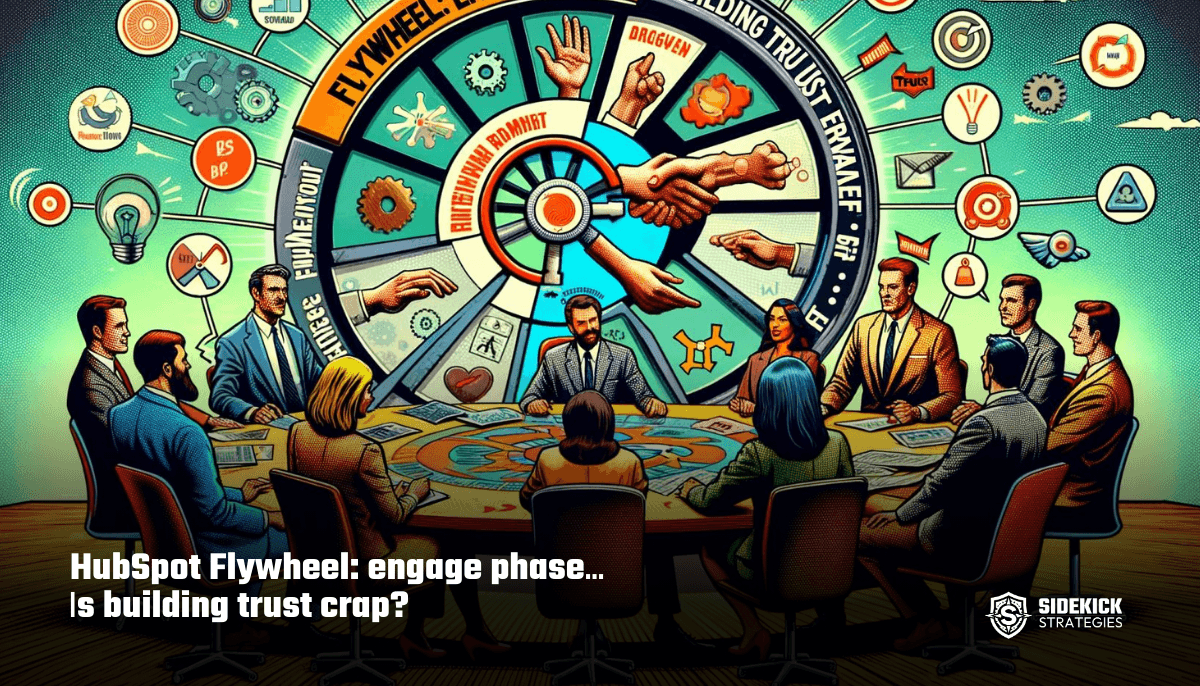 HubSpot Flywheel: engage phase ... is building trust crap?